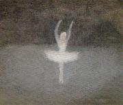Clarice Beckett Dying Swan France oil painting artist